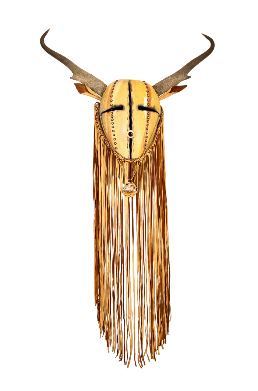 Antelope Mask-Sculpture-Robert Rivera-Sorrel Sky Gallery