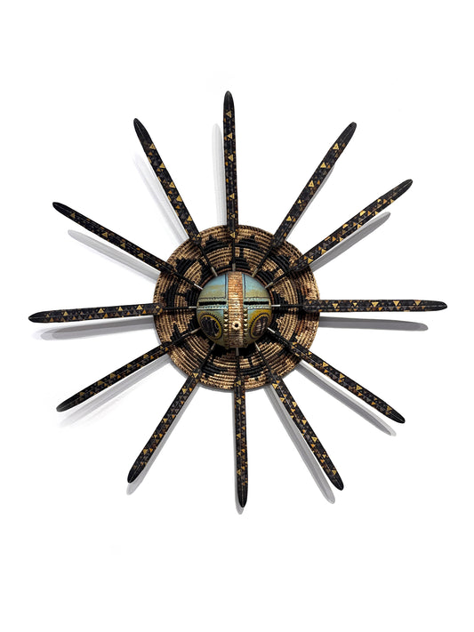 Basket Sun Mask-Sculpture-Robert Rivera-Sorrel Sky Gallery