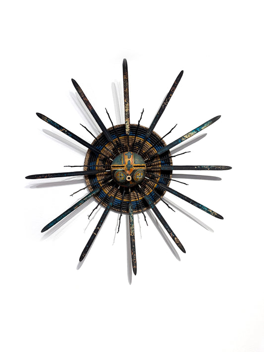 Basket Sun Mask-Sculpture-Robert Rivera-Sorrel Sky Gallery