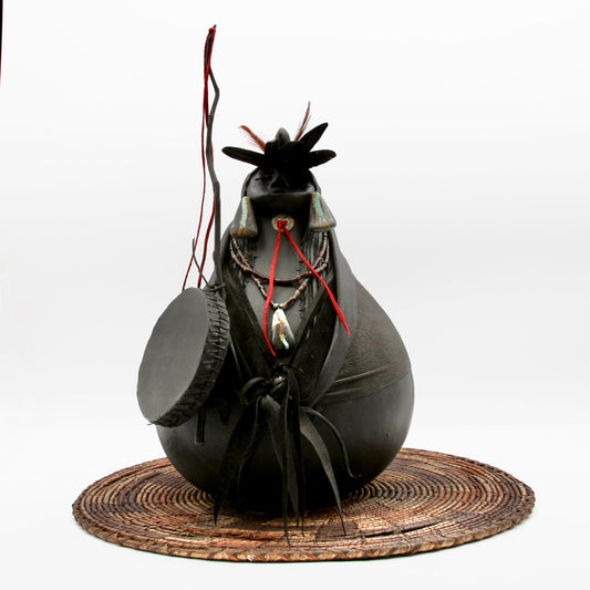 Black Chanter-Sculpture-Robert Rivera-Sorrel Sky Gallery