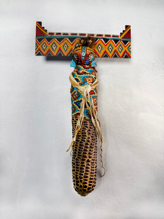 Corn Tablita Lady-Sculpture-Robert Rivera-Sorrel Sky Gallery