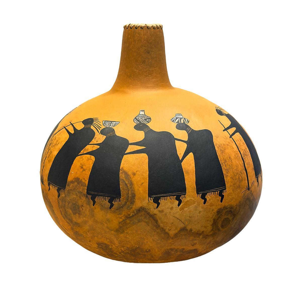 Flute Player Bowl-Sculpture-Robert Rivera-Sorrel Sky Gallery
