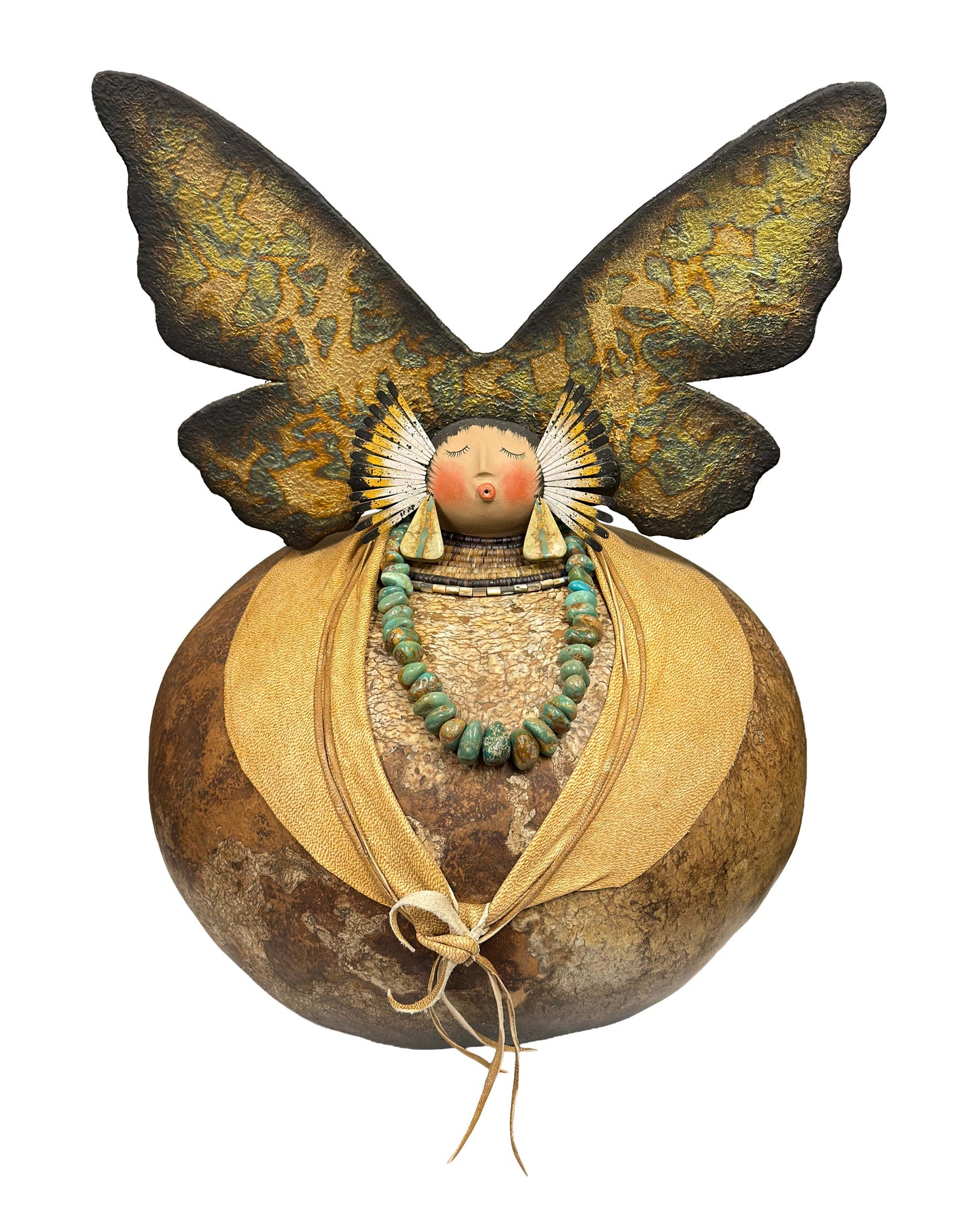Large Butterfly Maiden-Sculpture-Robert Rivera-Sorrel Sky Gallery