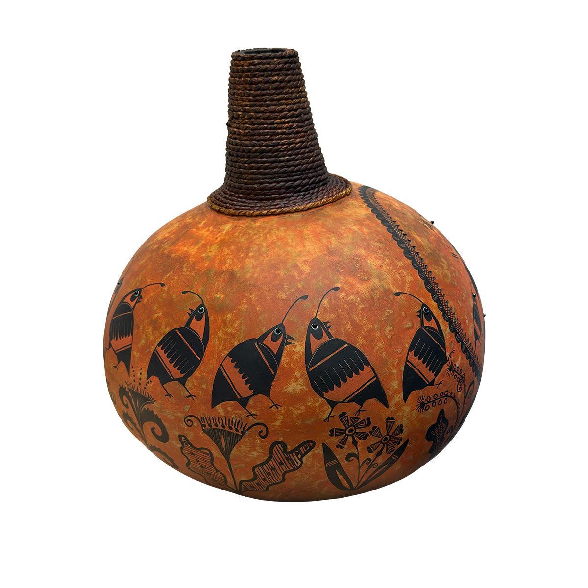 Quail Bowl-Sculpture-Robert Rivera-Sorrel Sky Gallery