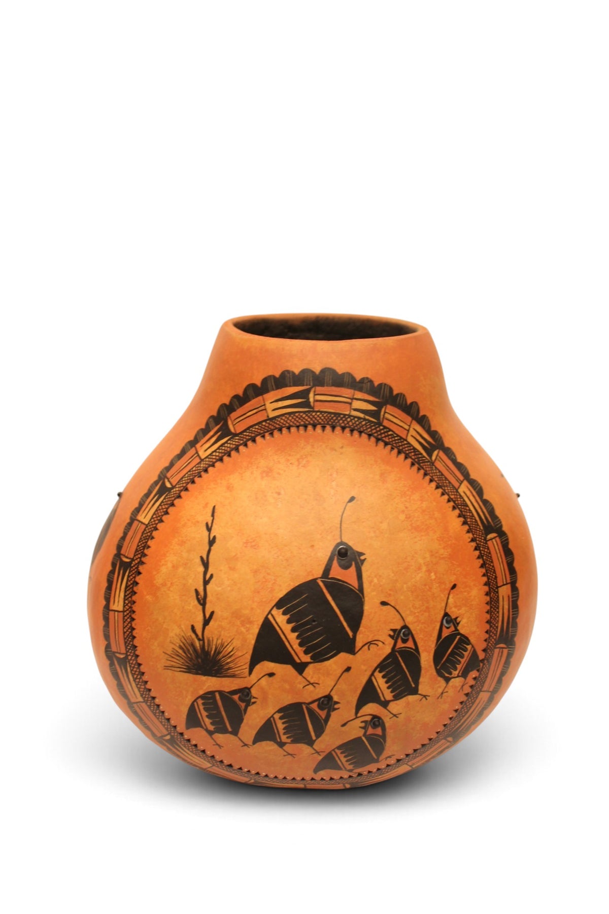 Quail Gourd Bowl