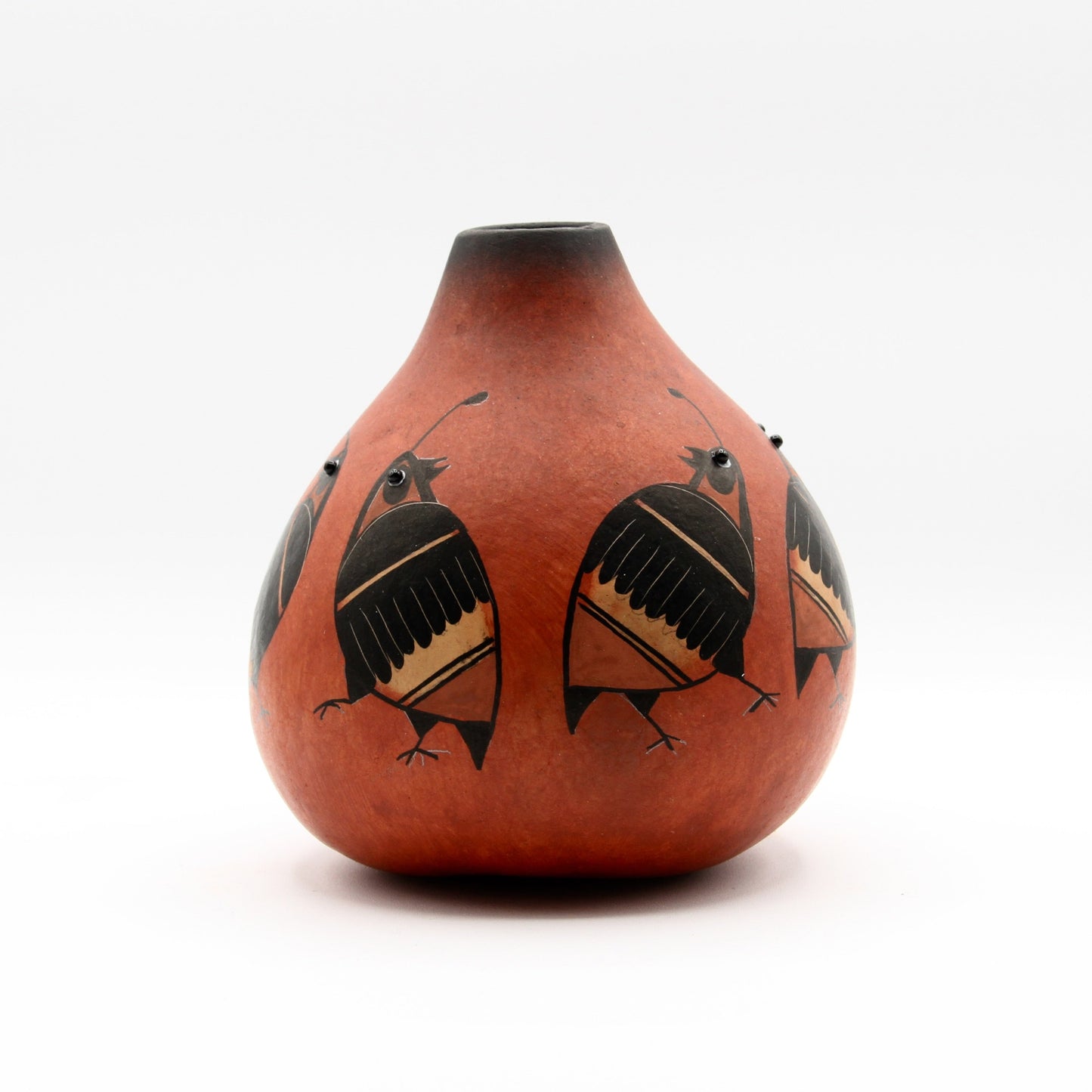 Quail Gourd Bowl-Sculpture-Robert Rivera-Sorrel Sky Gallery