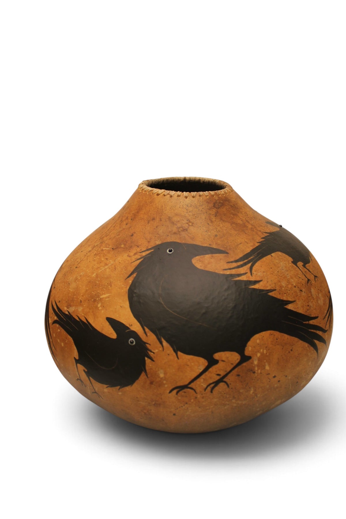 Raven Gourd Bowl