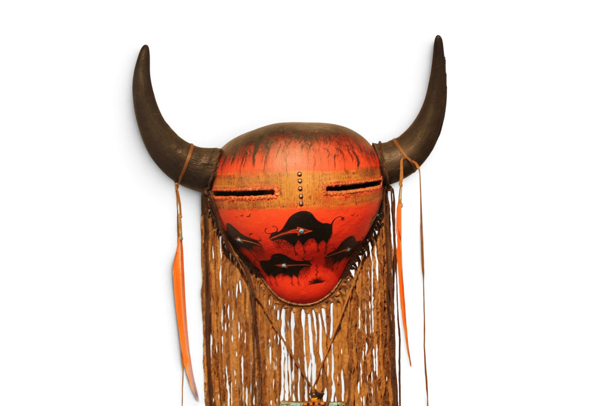 Red Buffalo Mask