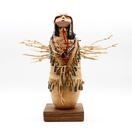 Small Apache Stick Lady-Sculpture-Robert Rivera-Sorrel Sky Gallery