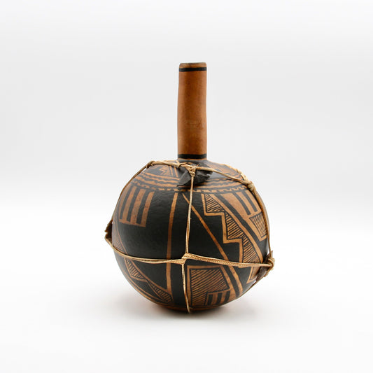 Tan Anasazi Gourd Vessel-Sculpture-Robert Rivera-Sorrel Sky Gallery