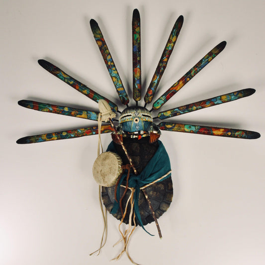 Turtle Shell Warrior-Sculpture-Robert Rivera-Sorrel Sky Gallery