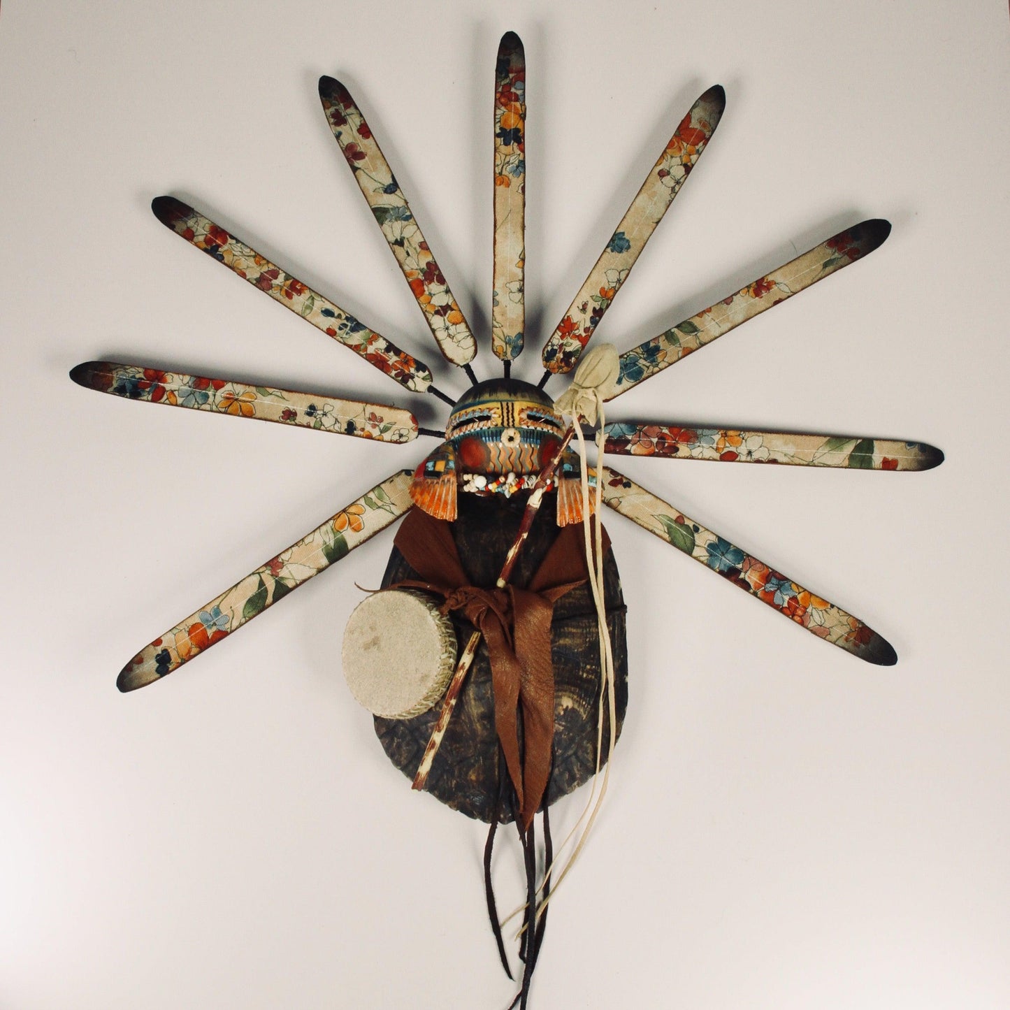 Turtle Shell Warrior-Sculpture-Robert Rivera-Sorrel Sky Gallery