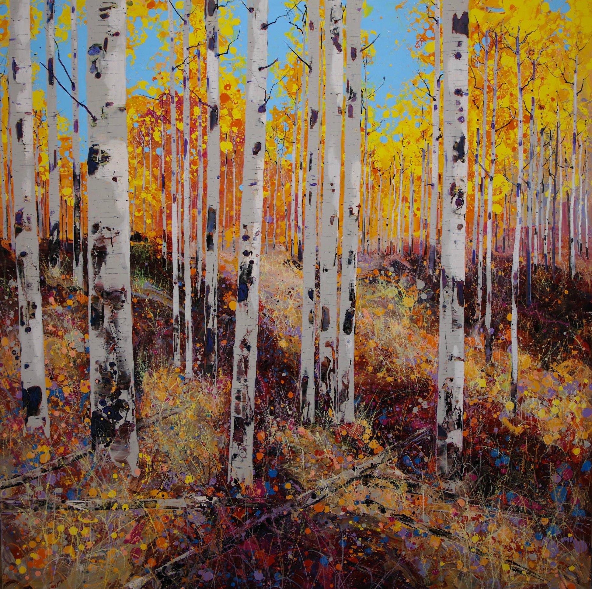 Autumn Glow-Painting-Roberto Ugalde-Sorrel Sky Gallery