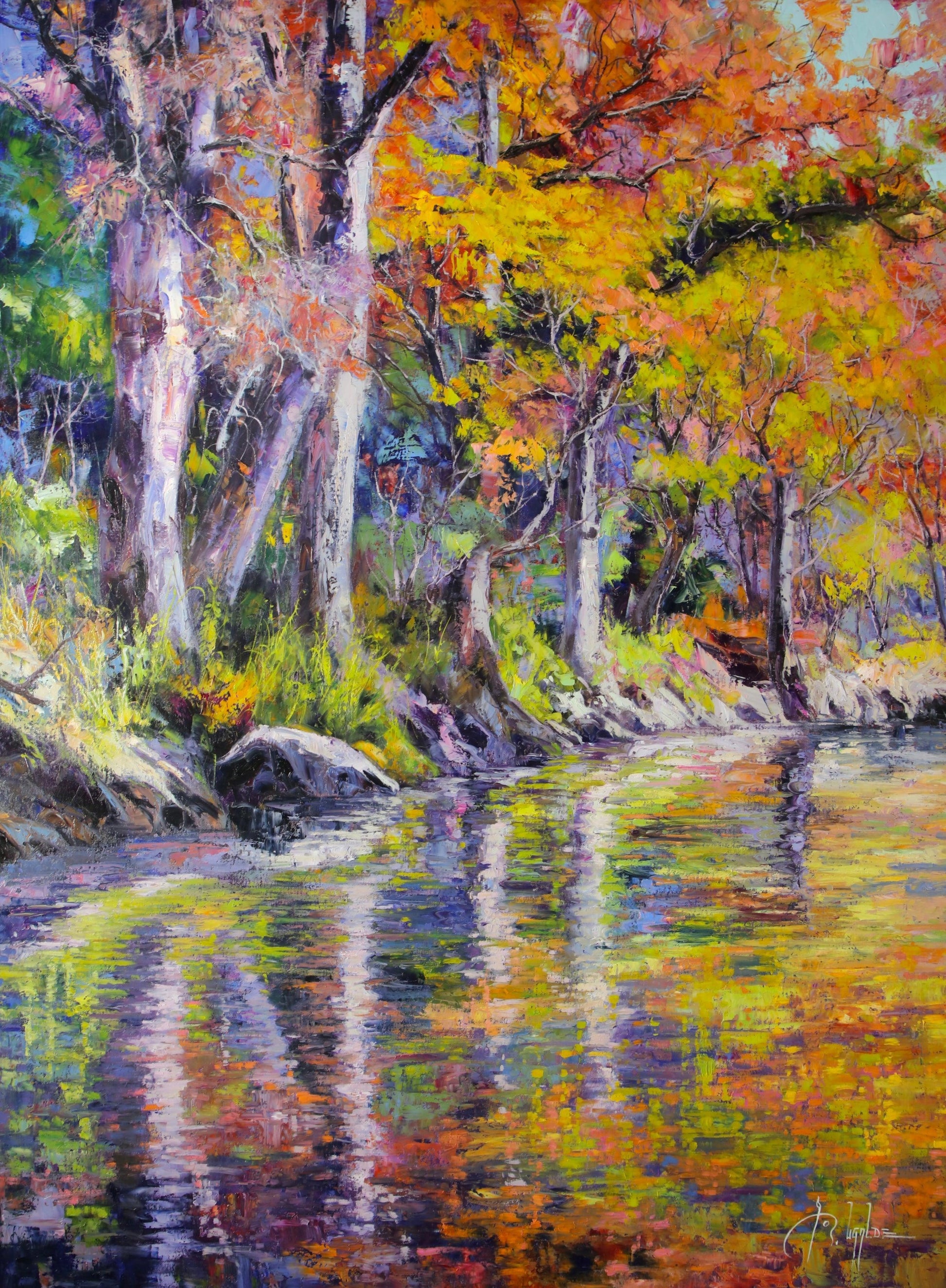 Fall Colors-Painting-Roberto Ugalde-Sorrel Sky Gallery
