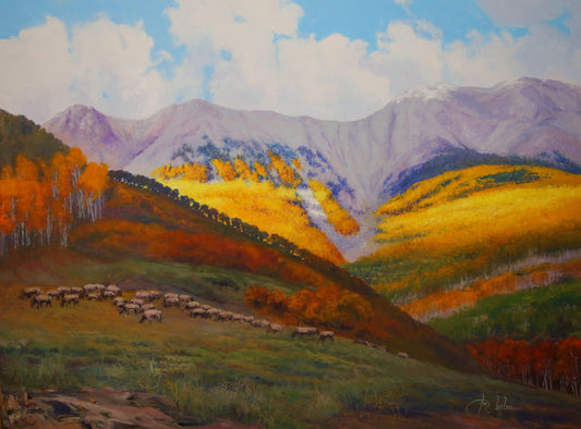 High Country Elk-Painting-Roberto Ugalde-Sorrel Sky Gallery