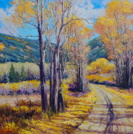 Riverside Cottonwoods-Painting-Roberto Ugalde-Sorrel Sky Gallery