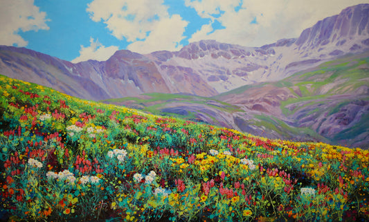 Summer Hill Wildflowers-Painting-Roberto Ugalde-Sorrel Sky Gallery