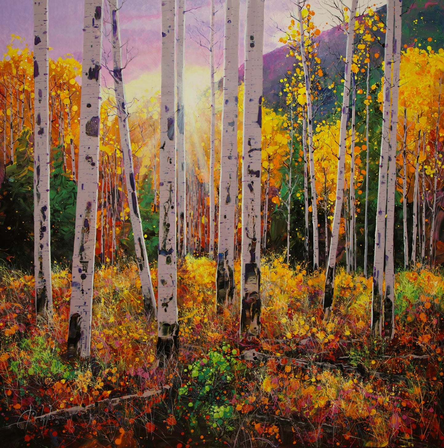 Telluride Sunset-Painting-Roberto Ugalde-Sorrel Sky Gallery