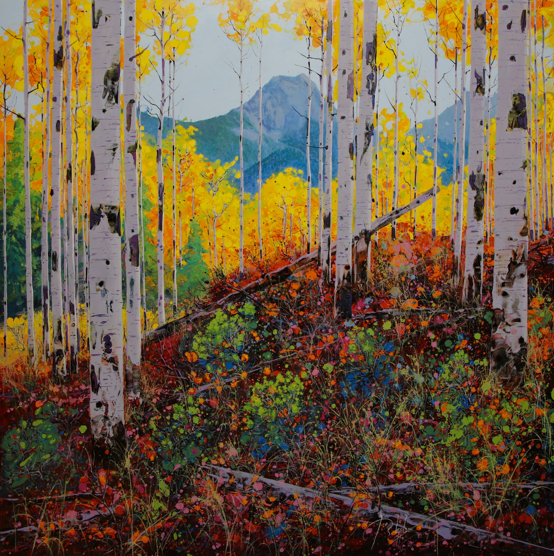 Wilson Peak-Painting-Roberto Ugalde-Sorrel Sky Gallery