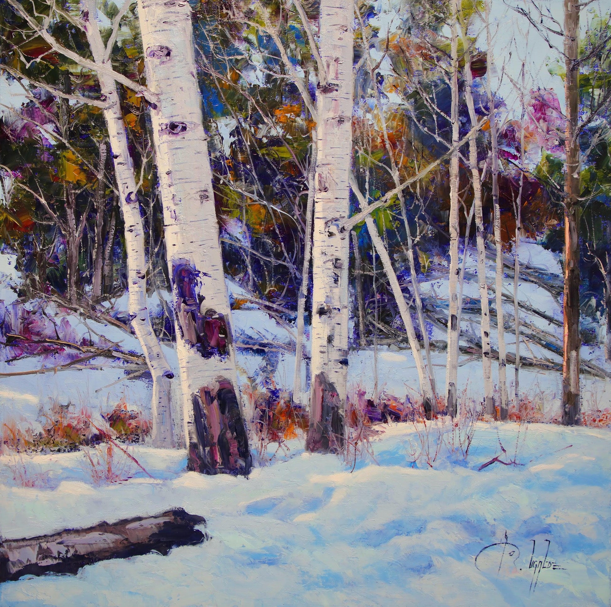 Winter Colors-Painting-Roberto Ugalde-Sorrel Sky Gallery