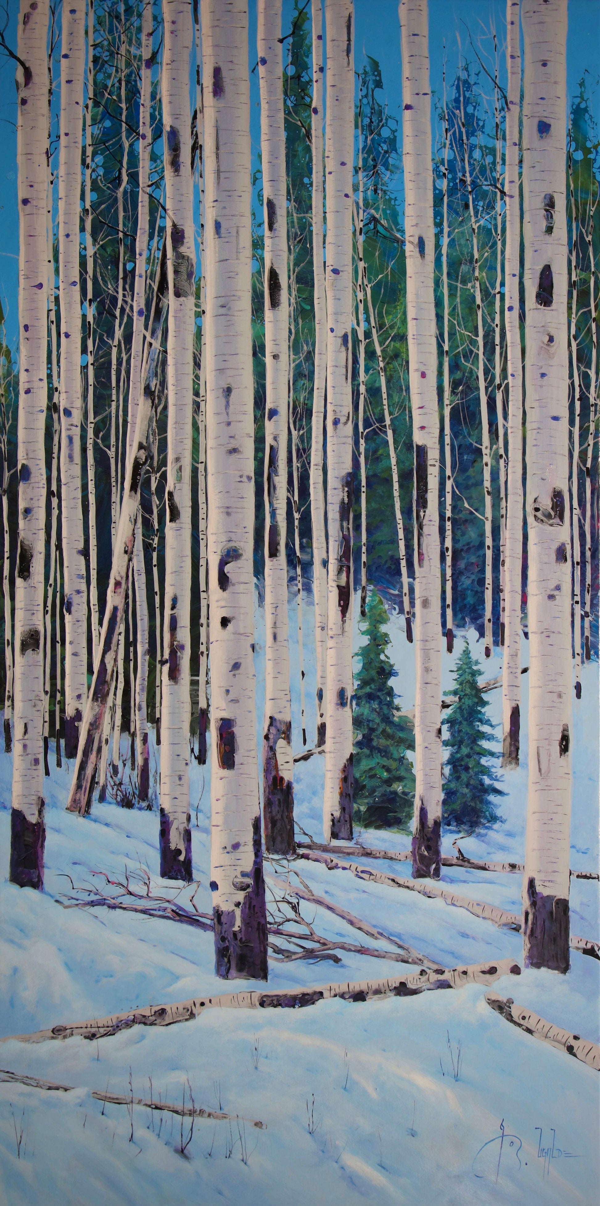 Winter Hills-Painting-Roberto Ugalde-Sorrel Sky Gallery