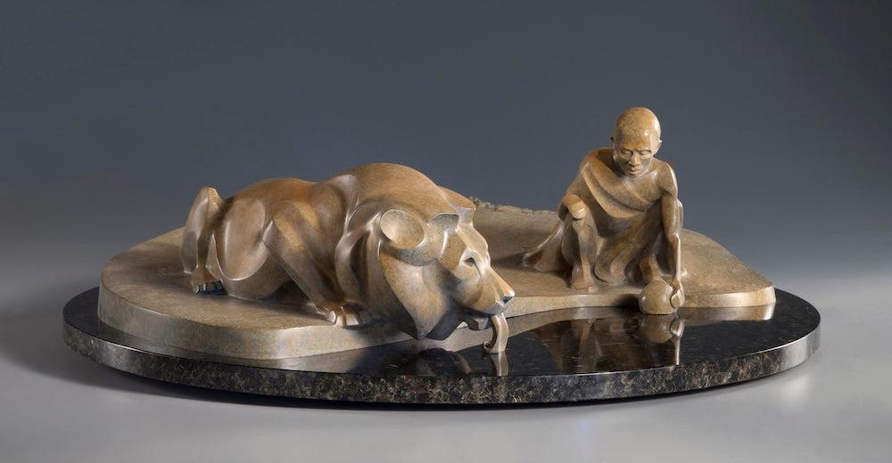 Ancient Truce-Sculpture-Rosetta-Sorrel Sky Gallery