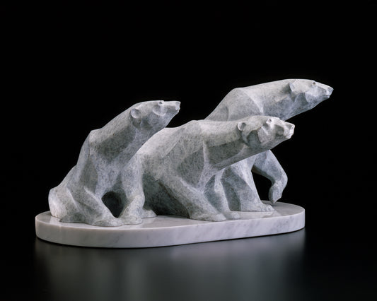 Ice Bears-Sculpture-Rosetta-Sorrel Sky Gallery