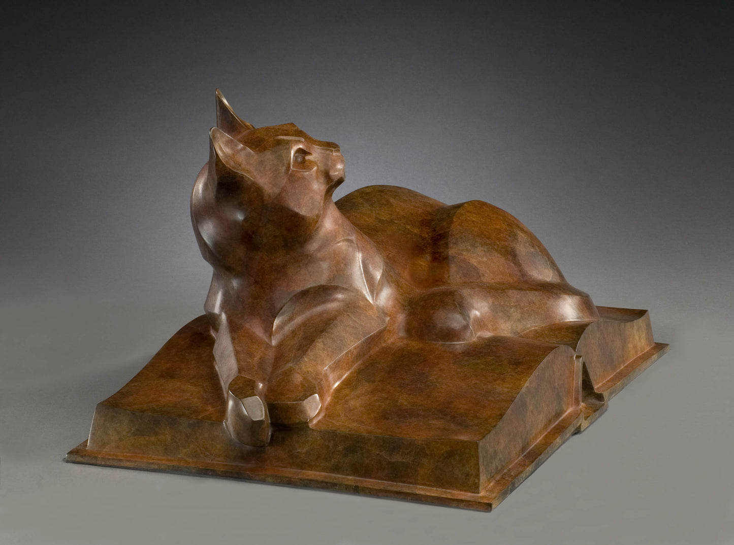 Library Cat Maquette-Sculpture-Rosetta-Sorrel Sky Gallery