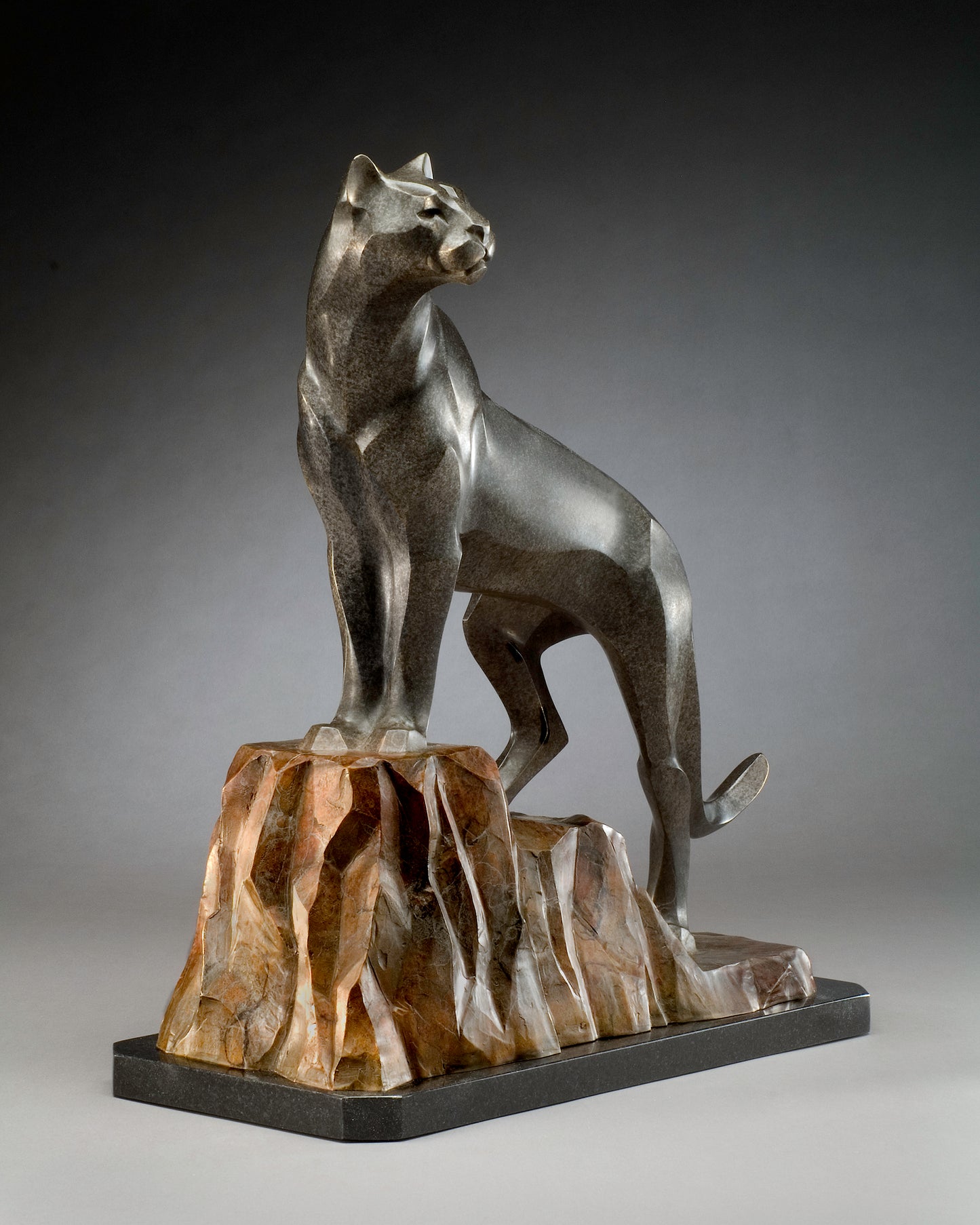 Panther Alert-Sculpture-Rosetta-Sorrel Sky Gallery
