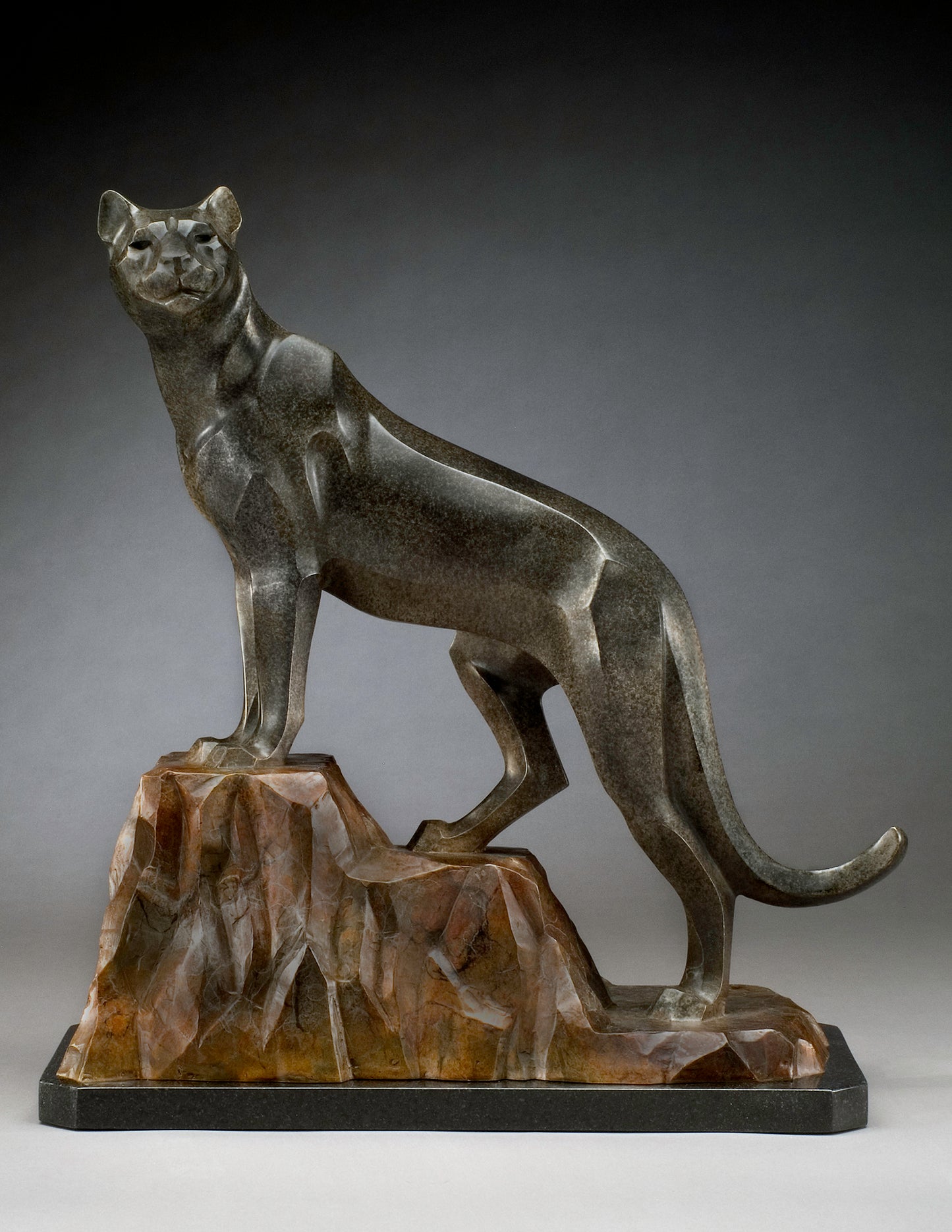 Panther Alert-Sculpture-Rosetta-Sorrel Sky Gallery