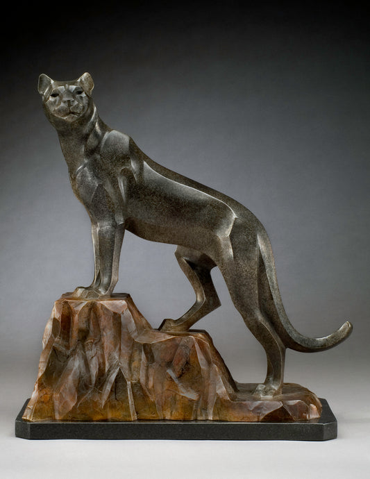 Panther Alert-Sculpture-Rosetta-Sorrel Sky Gallery