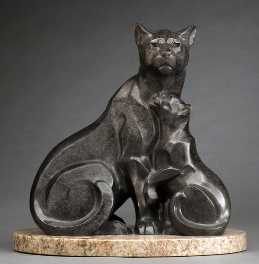 Panther's Pride Maquette-Sculpture-Rosetta-Sorrel Sky Gallery