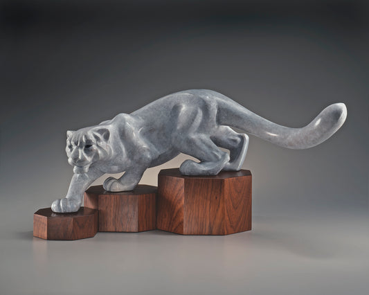 Snow Leopard-Sculpture-Rosetta-Sorrel Sky Gallery