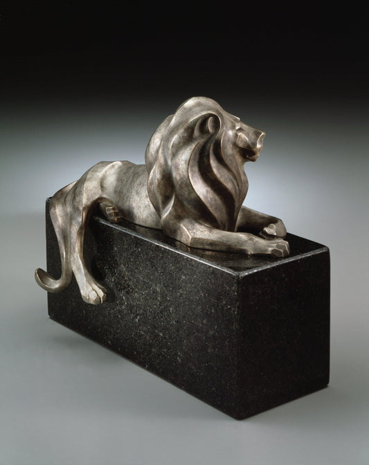 Stone Lion Maquette-Sculpture-Rosetta-Sorrel Sky Gallery