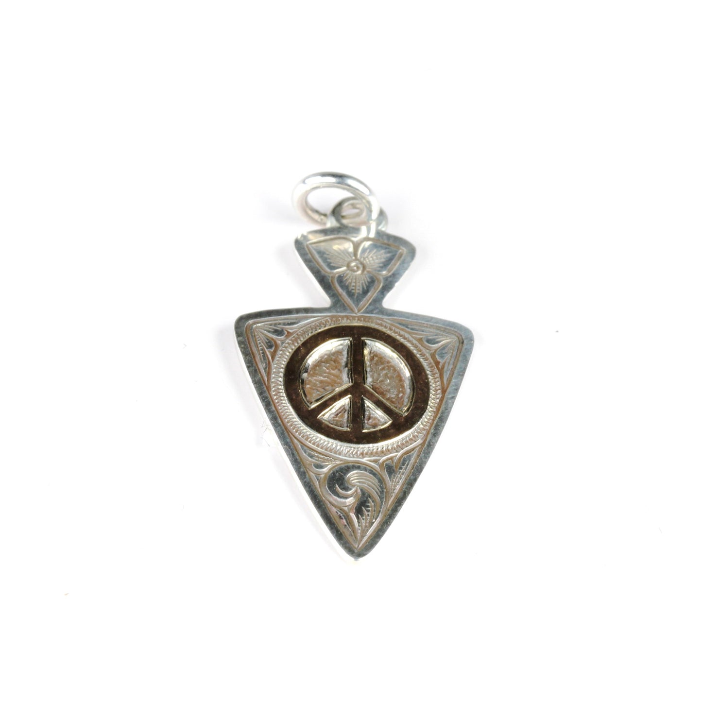 Arrowhead Peace Sign Pendant-Jewelry-Shane Hendren-Sorrel Sky Gallery