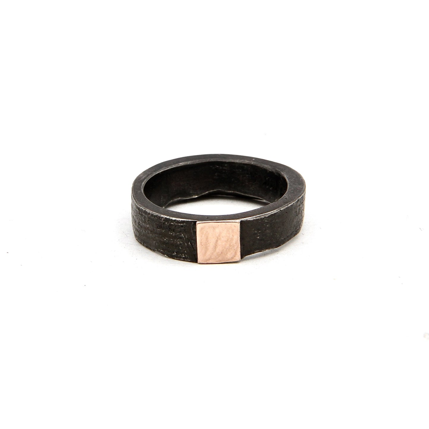 Tuffa Cast Oxidized Ring-Jewelry-Shane Hendren-Sorrel Sky Gallery