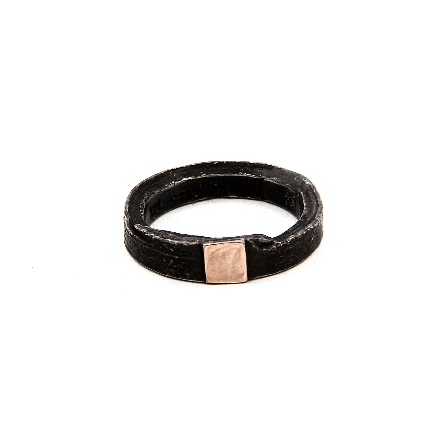 Tuffa Cast Oxidized Ring-Jewelry-Shane Hendren-Sorrel Sky Gallery