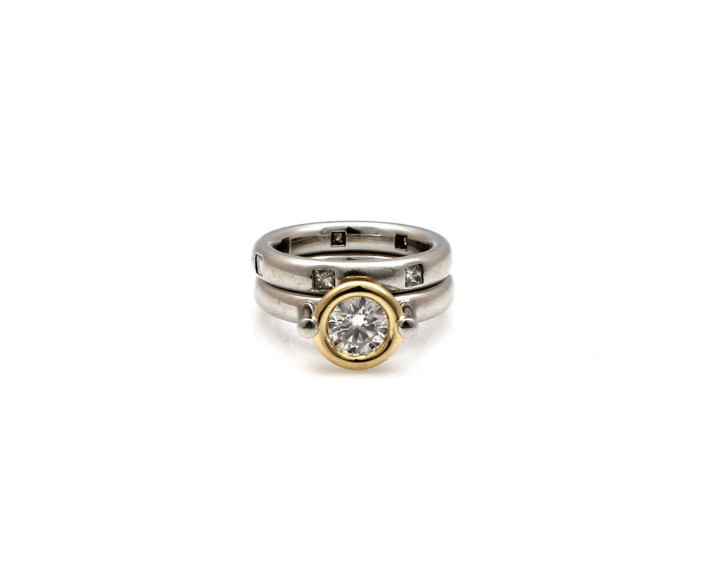 Engagement Ring + Wedding Band Set-Jewelry-Sorrel Sky Gallery-Sorrel Sky Gallery