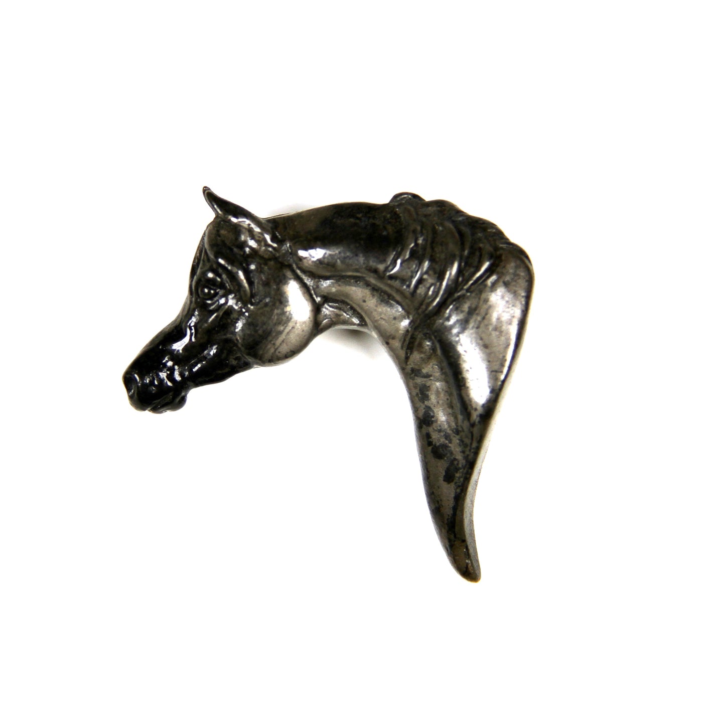 Grey Mare Bust Pin-Jewelry-Star Liana York-Sorrel Sky Gallery