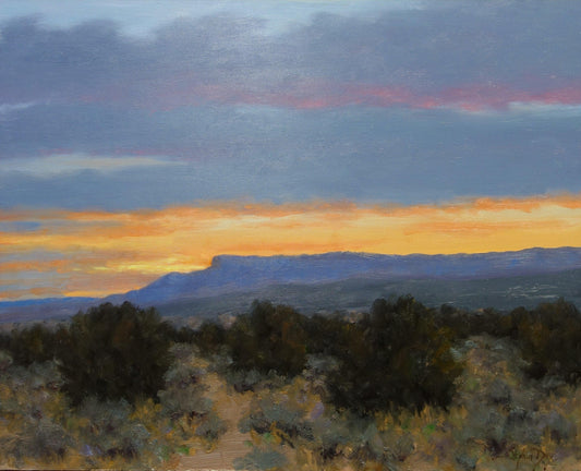 Late Light Over A Distant Mesa-Painting-Stephen Day-Sorrel Sky Gallery