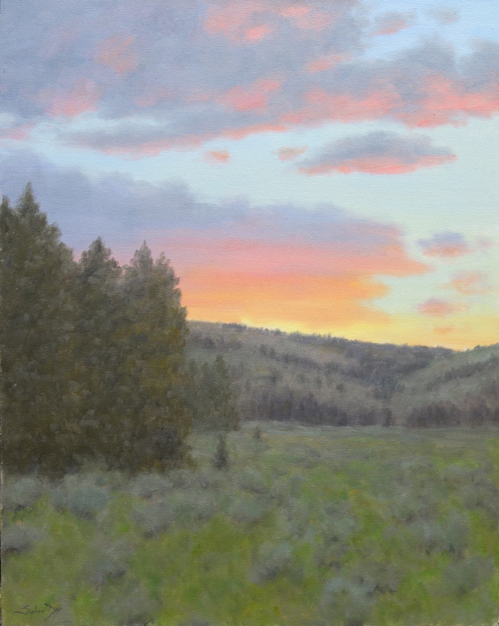 Mountain Evening Vista-Painting-Stephen Day-Sorrel Sky Gallery