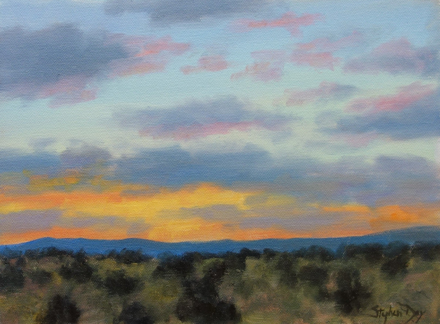 Orange Horizon-Painting-Stephen Day-Sorrel Sky Gallery
