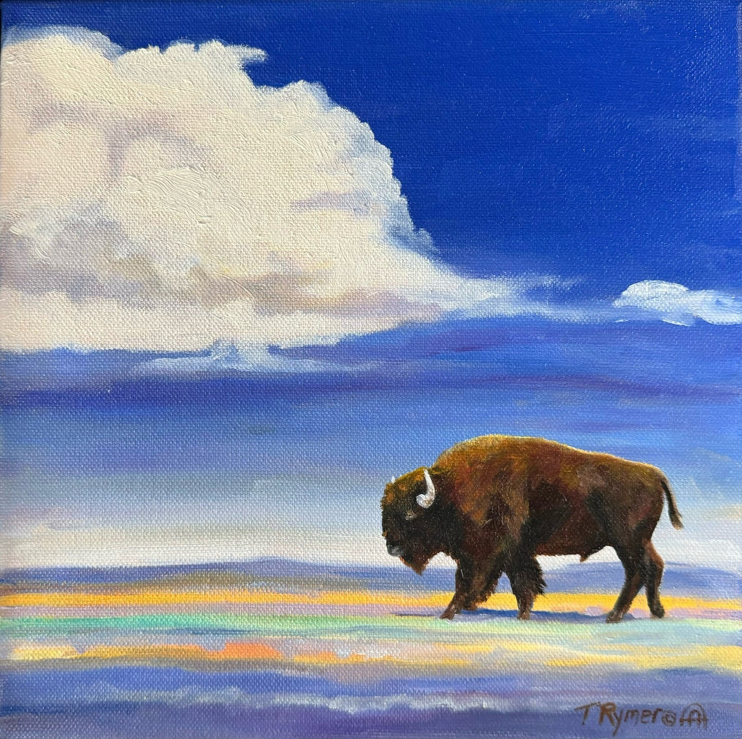 He Headed For Medicine Mounds-Painting-Tamara Rymer-Sorrel Sky Gallery