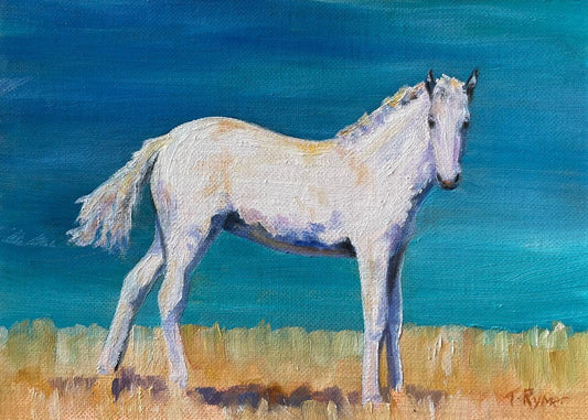He Walked the High Desert-Painting-Tamara Rymer-Sorrel Sky Gallery