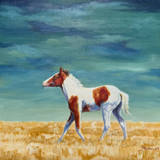 He Was a Runner-Painting-Tamara Rymer-Sorrel Sky Gallery