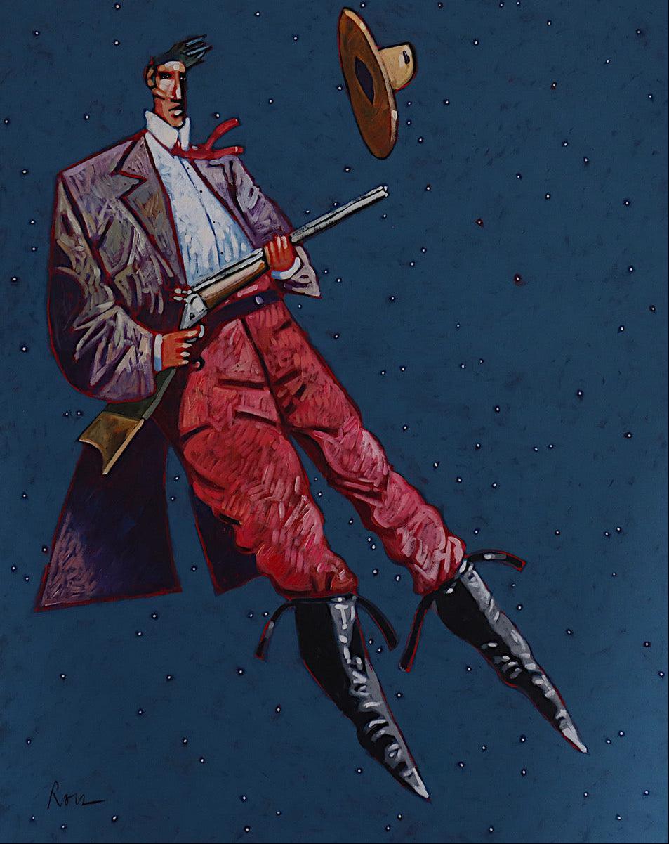 Death of Travis-Painting-Thom Ross-Sorrel Sky Gallery