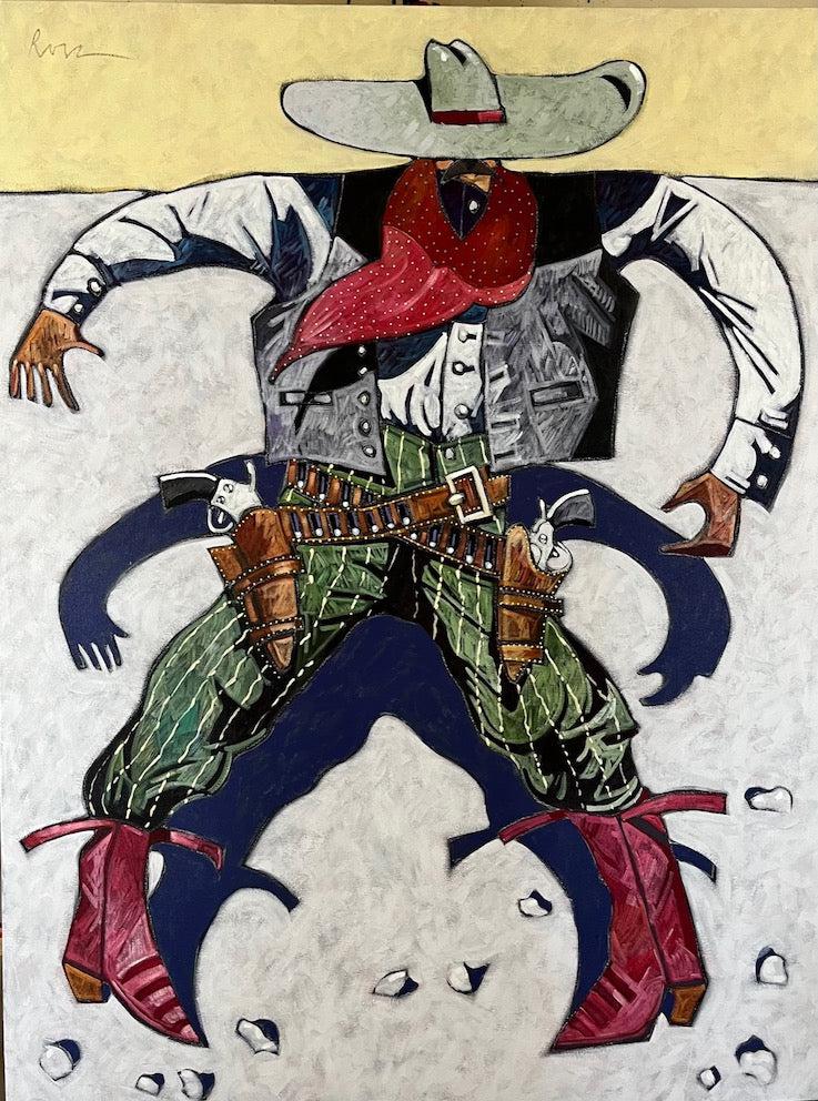 Gunslinger-Painting-Thom Ross-Sorrel Sky Gallery