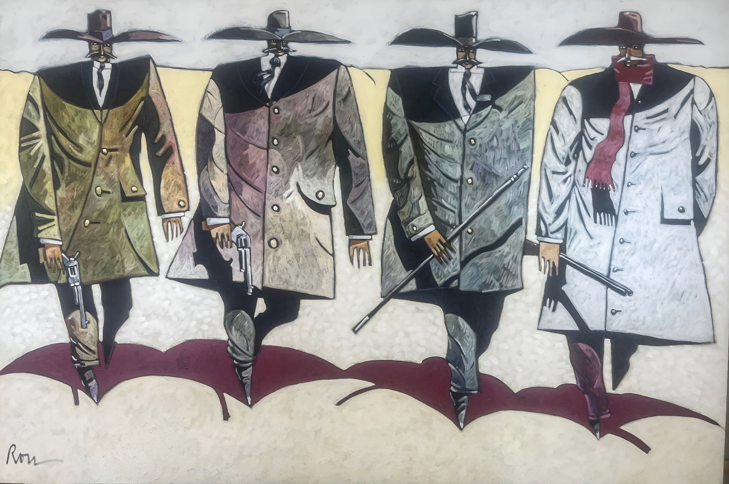 Heading to the O.K. Corral-Painting-Thom Ross-Sorrel Sky Gallery