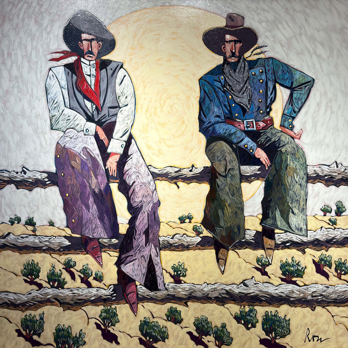 Sunset-Painting-Thom Ross-Sorrel Sky Gallery