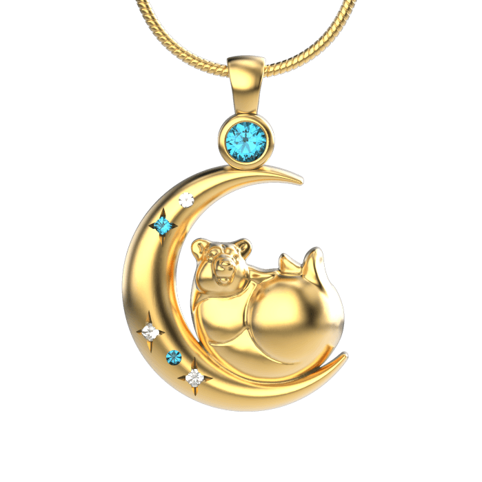 Mother Bear Pendant-Jewelry-Tim Cherry-Sorrel Sky Gallery